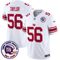Mens New York Giants Est 1925 Patch Vapor Limited Jersey  All Stitched