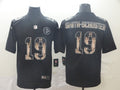 Men's Pittsburgh Steelers JuJu Smith-Schuster #19 Black Team Game Jersey1