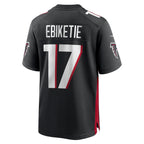 Arnold Ebiketie Atlanta Falcons Nike Team Game Jersey -  Black