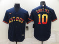 Men's Houston Astros Yuli Gurriel #10 Navy Replica Player Jersey1