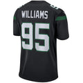#95 Quinnen Williams Player NY.Jets Gotham Black Game Football Jerseys