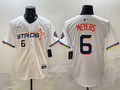 Men's Houston Astros Jake Meyers #6 White 2025 City Connect Limited Player Jersey1