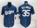 Men's Los Angeles Dodgers Cody Bellinger #35 Blue Fashion Baseball Jersey1