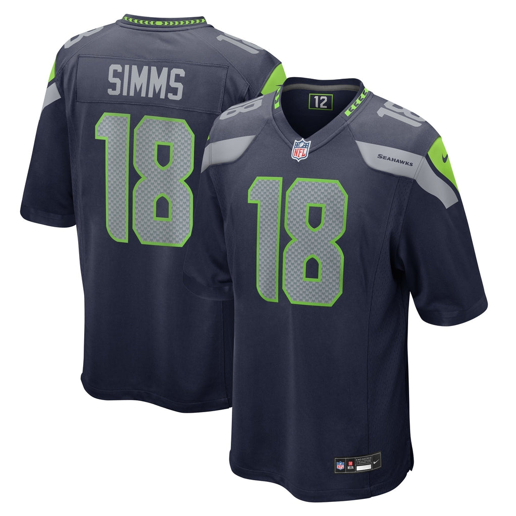 Marcus Simms Seattle Seahawks Nike  Game Jersey -  College Navy