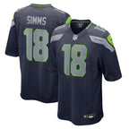 Marcus Simms Seattle Seahawks Nike  Game Jersey -  College Navy