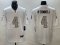 Men's Las Vegas Raiders Aidan O'Connell #4 White Game Player Jersey1