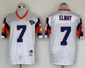 Men's Denver Broncos John Elway  White Legacy Replica Jersey1