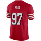 #97 Nick Bosa Player SF.49ers Red Vapor Limited Football Jerseys