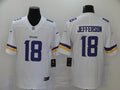 Men's Minnesota Vikings Justin Jefferson #18 White Player Game Jersey1