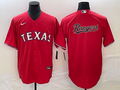 Men's Texas Rangers Red Replica Team Jersey1