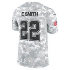 Emmitt Smith Dallas Cowboys Nike 2024 Salute to Service Retired   Limited Jersey - Arctic Camo