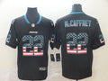 Men's Carolina Panthers Christian McCaffrey #22 Black Game Jersey1