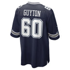 Tyler Guyton Dallas Cowboys Nike 2024 NFL Draft First Round Pick   Game Jersey - Navy