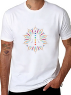 Chakra Mandala Black T-Shirt