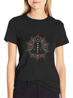 Chakra Mandala Black T-Shirt