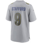 #9 Matthew Stafford LA.Rams Gray Game Stitched Football Jerseys