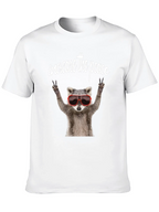 Peaceful Raccoon Graphic Tee