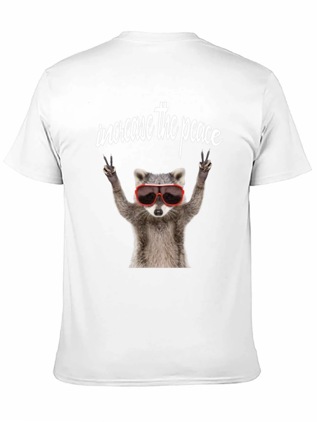 Peaceful Raccoon Graphic Tee