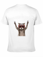 Peaceful Raccoon Graphic Tee