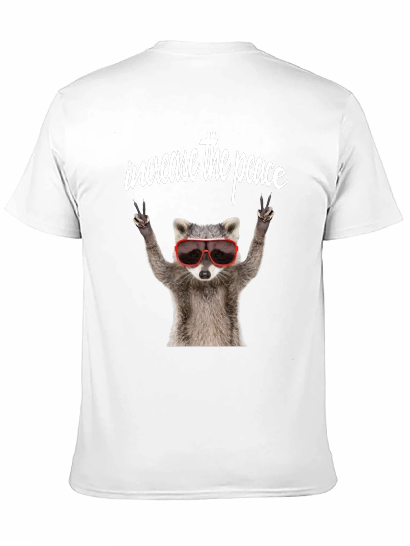 Peaceful Raccoon Graphic Tee