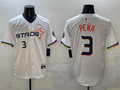 Men's Houston Astros Jeremy Pena #3 White 2025 City Connect Limited Player Jersey1