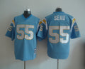 Men's San Diego Chargers Junior Seau  Blue Legacy Replica Jersey1