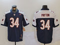 Men's Chicago Bears Walter Payton #34 Navy Player Game Jersey1