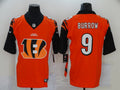 Men's Cincinnati Bengals Joe Burrow #9 Orange Game Player Jersey2