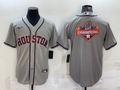 Men's Houston Astros Gray Road Replica Player Name Jersey1