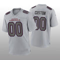 Custom1 Arizona Cardinals Gray Atmosphere Game Jersey1 American Jerseys Football Jerseys