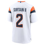 Patrick Surtain II Denver Broncos Nike Mile High Collection Game Jersey - White