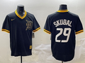 Men's Detroit Tigers Tarik Skubal #29 Black Replica Player Jersey1