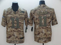 Men's New England Patriots Julian Edelman #11 Camouflage Game Jersey1