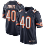 Gale Sayers Chicago Bears Nike Game Retired   Jersey - Navy