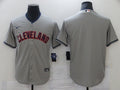 Men's Cleveland Guardians Gray Road Authentic Blank Jersey1