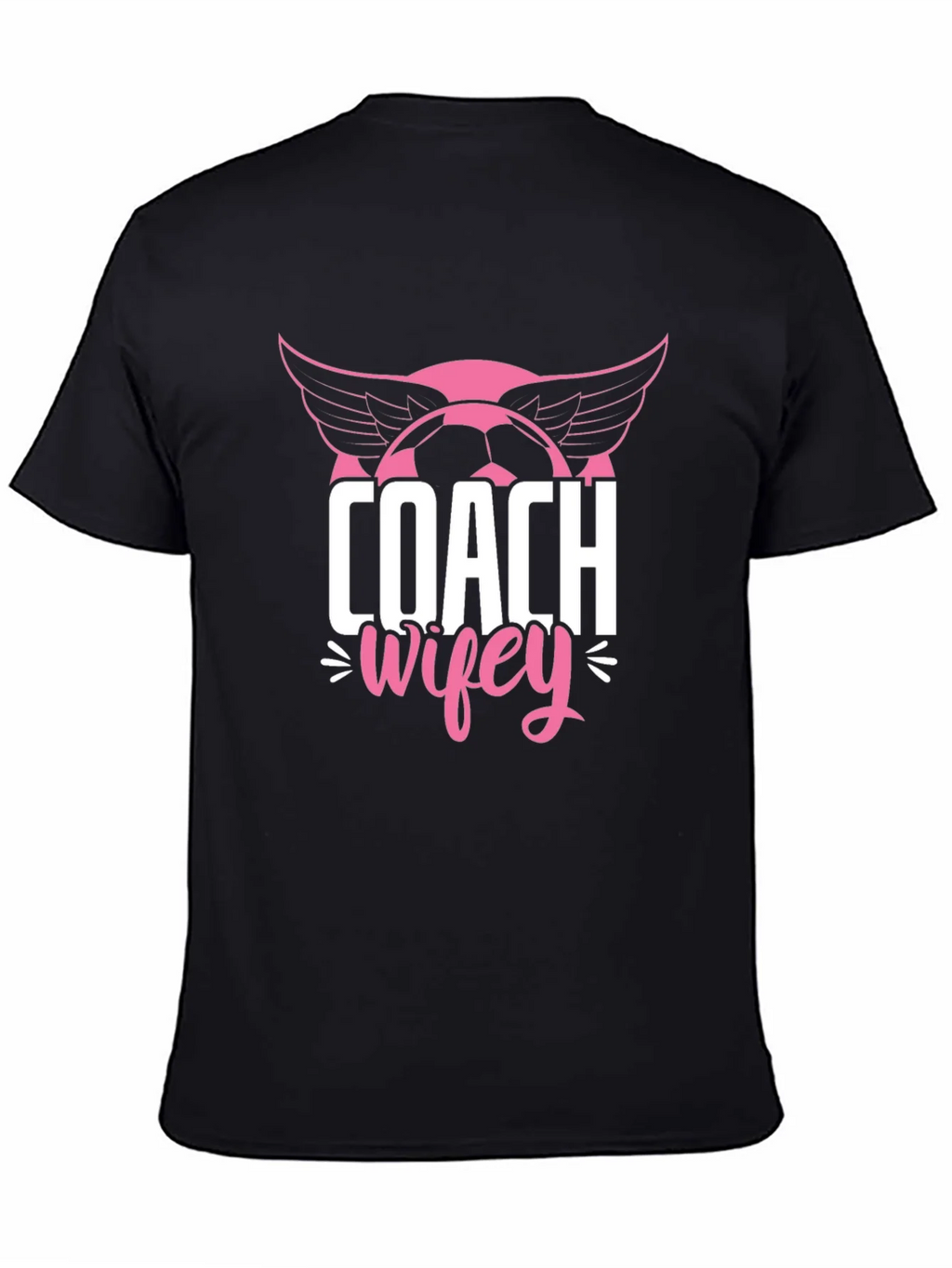 Coach Wifey Soccer T-Shirt - Novelty Graphic Tee