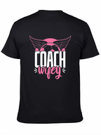 Coach Wifey Soccer T-Shirt - Novelty Graphic Tee