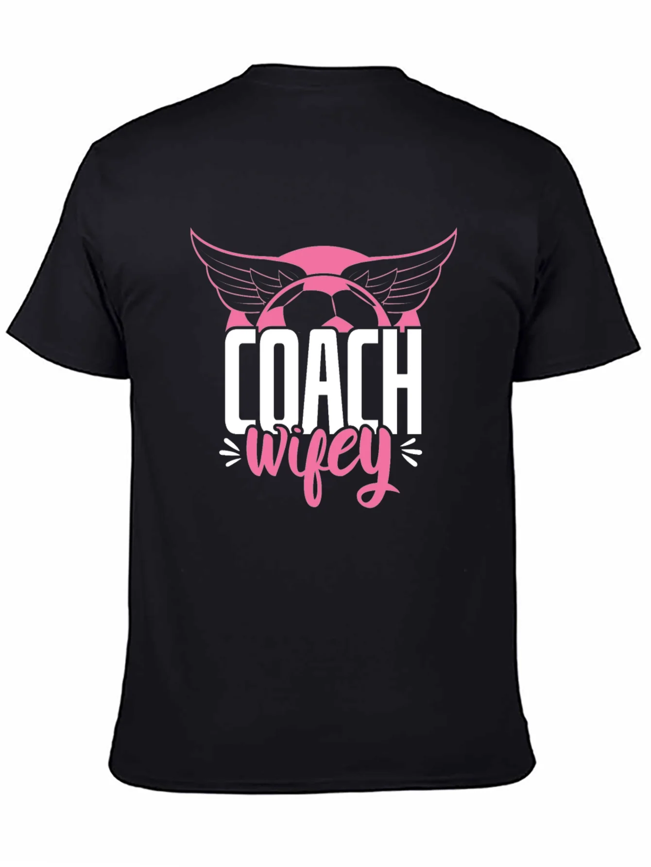 Coach Wifey Soccer T-Shirt - Novelty Graphic Tee