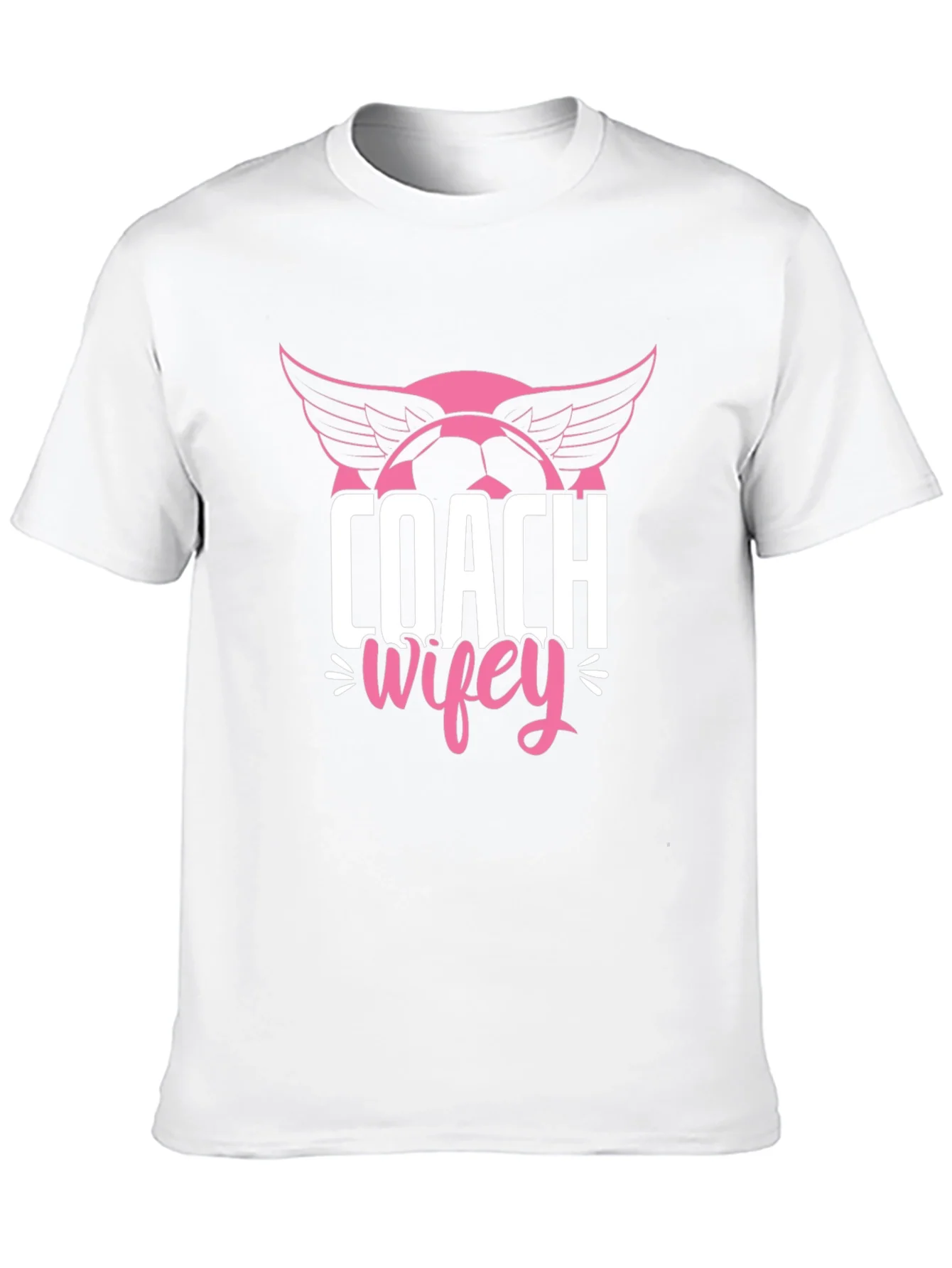 Coach Wifey Soccer T-Shirt - Novelty Graphic Tee