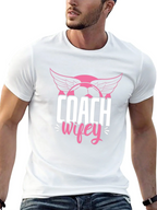 Coach Wifey Soccer T-Shirt - Novelty Graphic Tee