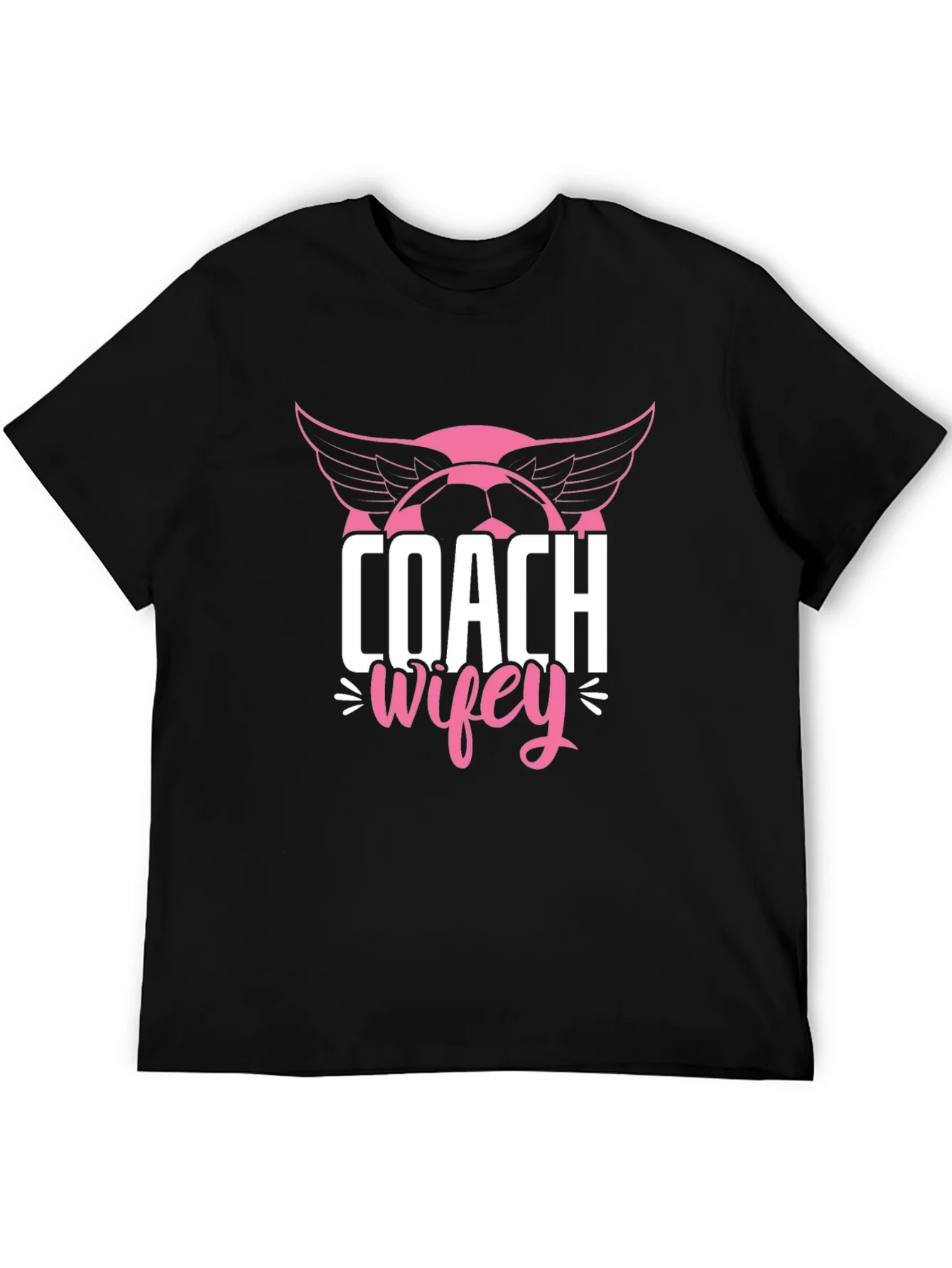Coach Wifey Soccer T-Shirt - Novelty Graphic Tee