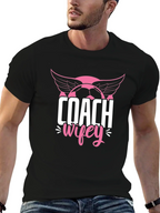 Coach Wifey Soccer T-Shirt - Novelty Graphic Tee
