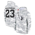 A.Cardinals #23 Sean Murphy-Bunting Player Camo Salute to Service Hoodies Football Jerseys