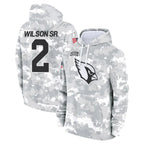 A.Cardinals #2 Mack Wilson Sr. Player Camo Salute to Service Hoodies Football Jerseys