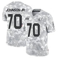 A.Cardinals #70 Paris Johnson Jr. Player Camo Salute to Service Limited Stitched Football Jerseys