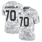 A.Cardinals #70 Paris Johnson Jr. Player Camo Salute to Service Limited Stitched Football Jerseys