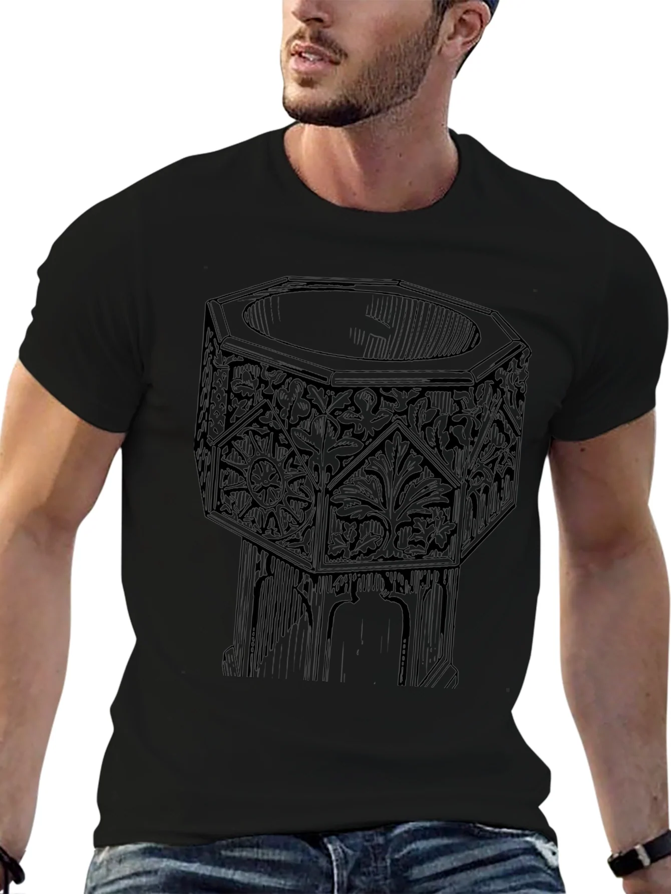 Ornate Font Graphic T-Shirt