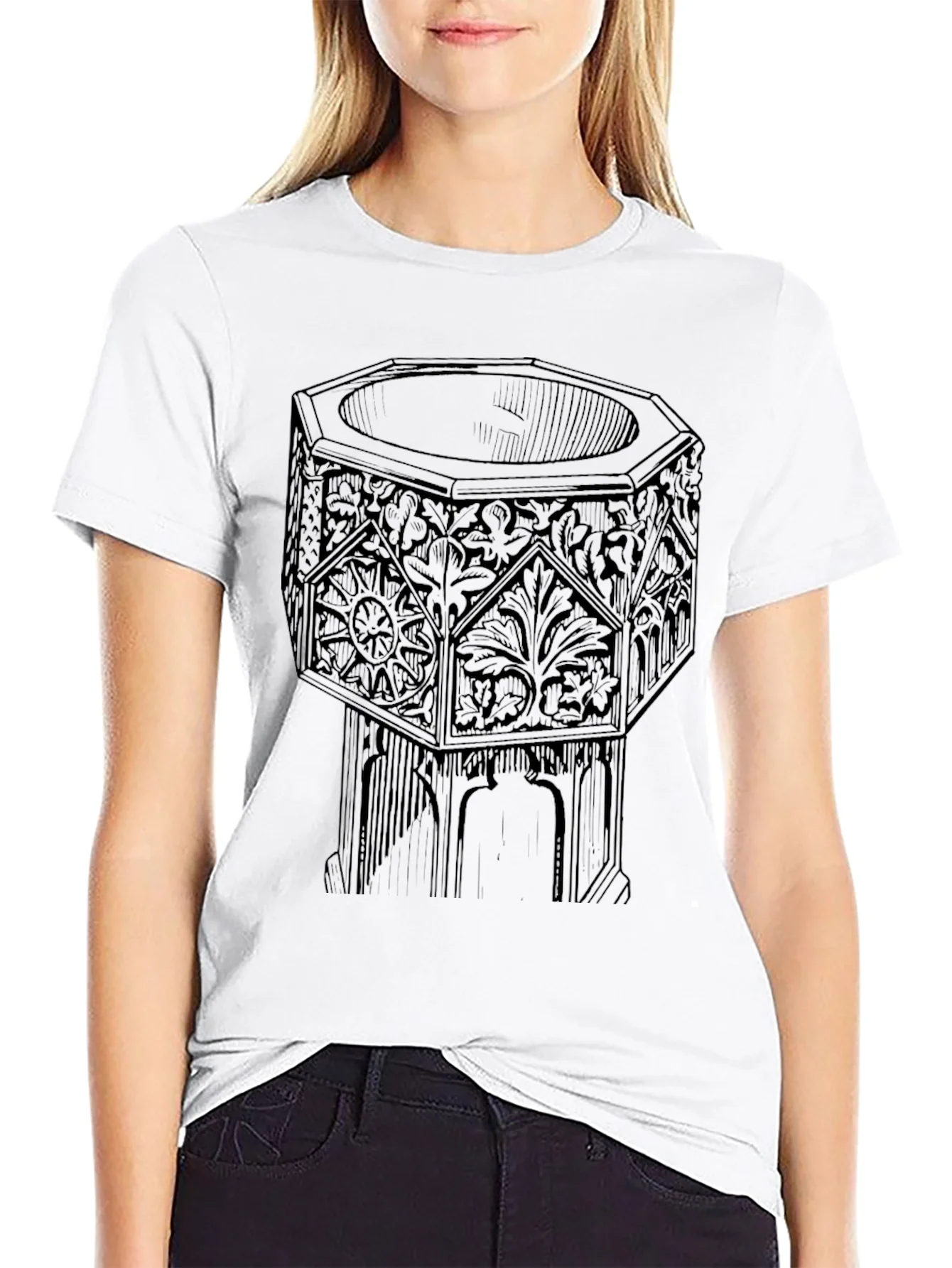 Ornate Font Graphic T-Shirt