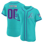 Custom Arizona Diamondbacks 2024 Teal Purple ¨C All Stitched Baseball Jersey