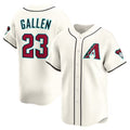 Arizona Diamondbacks #23 Zac Gallen Alternate Limited Player Jersey - Cream Stitched Baseball Jersey
